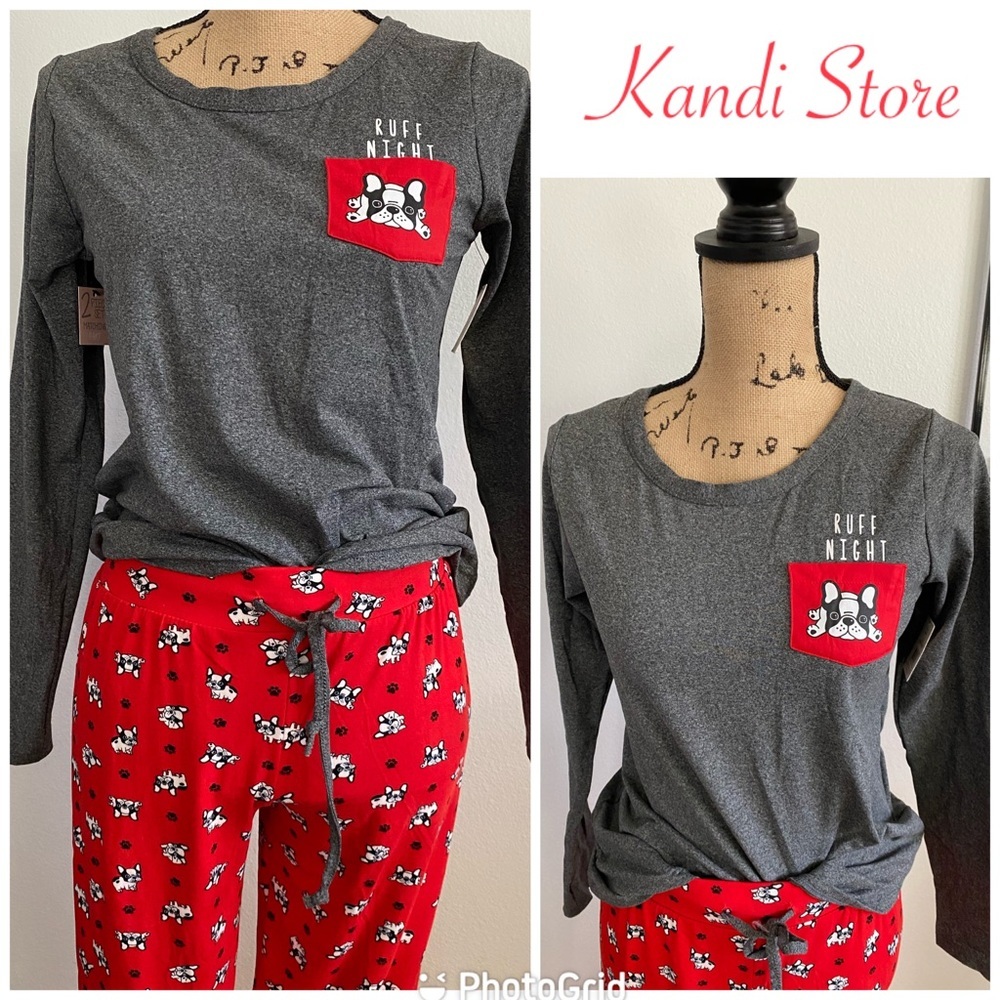 “Ruff Night” 2-Piece Long Sleeve Pajamas Set